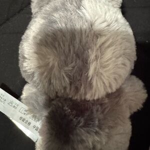 Gray Plush Bear Action Figure